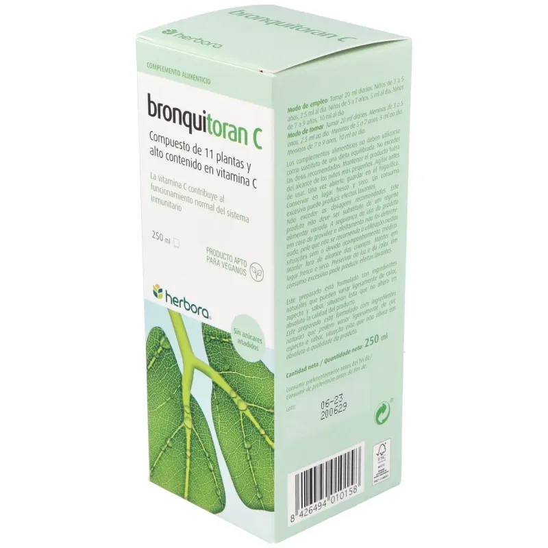 Bronquitoran-C 250ml Herbora | Farmacia Barata Bronquitoran-C 250ml Herbora | Farmacia Barata