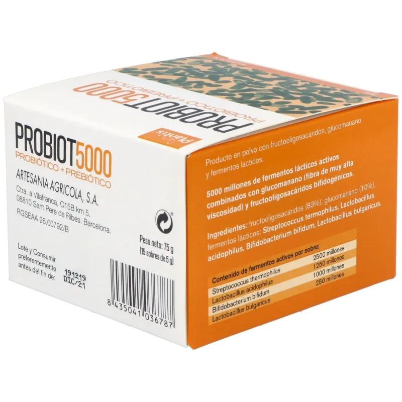 Probio 5.000 15 sobres ART. AGRICOLA | Farmacia Barata Probio 5.000 15 sobres ART. AGRICOLA | Farmacia Barata