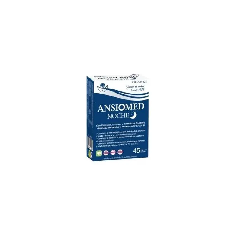 Ansiomed Noche 45 cápsulas | Farmacia Barata