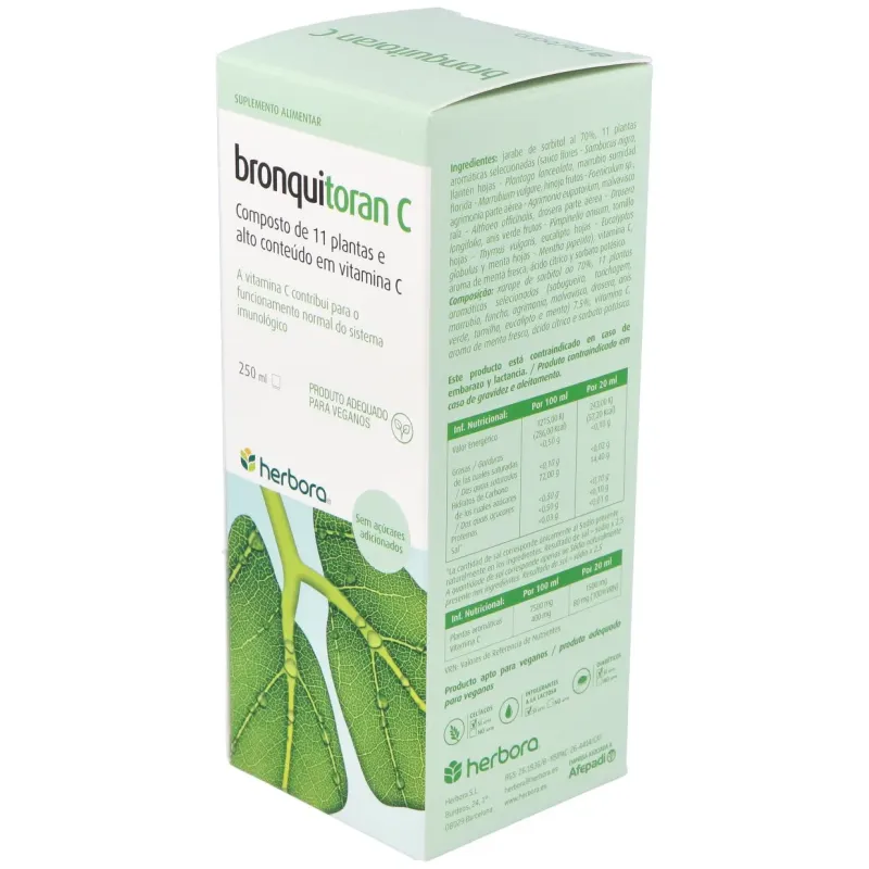 Bronquitoran-C 250ml Herbora | Farmacia Barata Bronquitoran-C 250ml Herbora | Farmacia Barata
