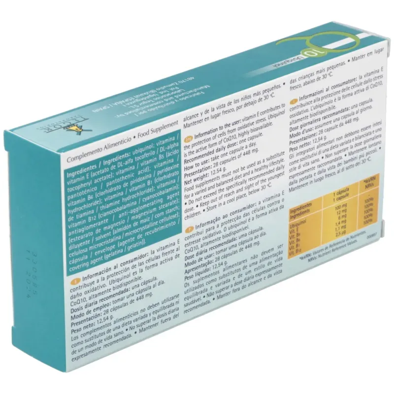 Tegor Coenzima Q10 Ubiquinol | Farmacia Barata Tegor Coenzima Q10 Ubiquinol | Farmacia Barata