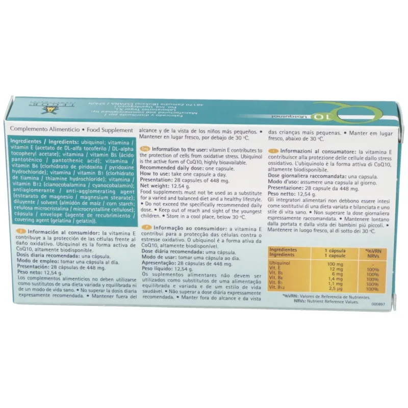 Tegor Coenzima Q10 Ubiquinol | Farmacia Barata Tegor Coenzima Q10 Ubiquinol | Farmacia Barata