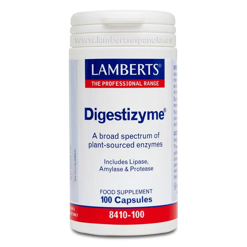 LAMBERTS Digestizyme®, 100 cápsulas. LAMBERTS Digestizyme®, 100 cápsulas.