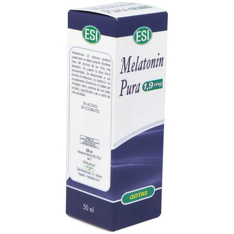 ESI Melatonina Pura 50 ml 1.9 mg | Farmacia Barata ESI Melatonina Pura 50 ml 1.9 mg | Farmacia Barata