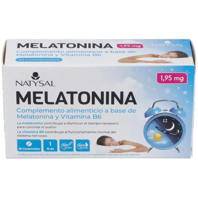 Natysal Melatonina 60 comp | Farmacia Barata Natysal Melatonina 60 comp | Farmacia Barata