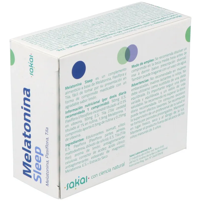 Sakai Melatonina Sleep | Farmacia Barata Sakai Melatonina Sleep | Farmacia Barata