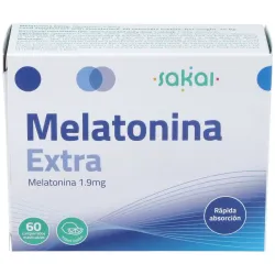 Sakai Melatonina Extra, 60 comprimidos.
