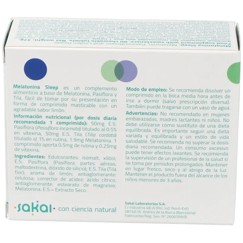 Sakai Melatonina Sleep | Farmacia Barata Sakai Melatonina Sleep | Farmacia Barata