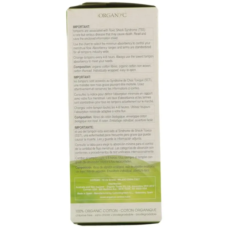 Organyc Tampon Super | Farmacia Barata