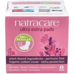 Natracare Compresa Ultra Extra Normal, 12 unidades.