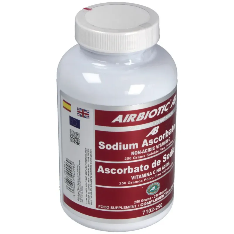 Ascorbato Sódico Airbiotic 250g | Farmacia Barata Ascorbato Sódico Airbiotic 250g | Farmacia Barata