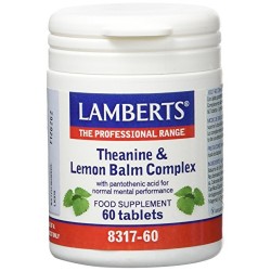 LAMBERTS Complejo de Teanina y Bálsamo de Limón, 60 comprimidos.