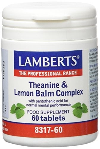 LAMBERTS Complejo de Teanina y Bálsamo de Limón, 60 comprimidos.