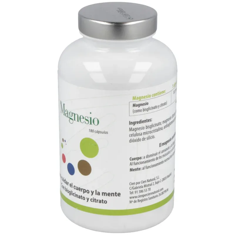 100% Natural Magnesio, 180 comprimidos | Farmacia Barata 100% Natural Magnesio, 180 comprimidos | Farmacia Barata