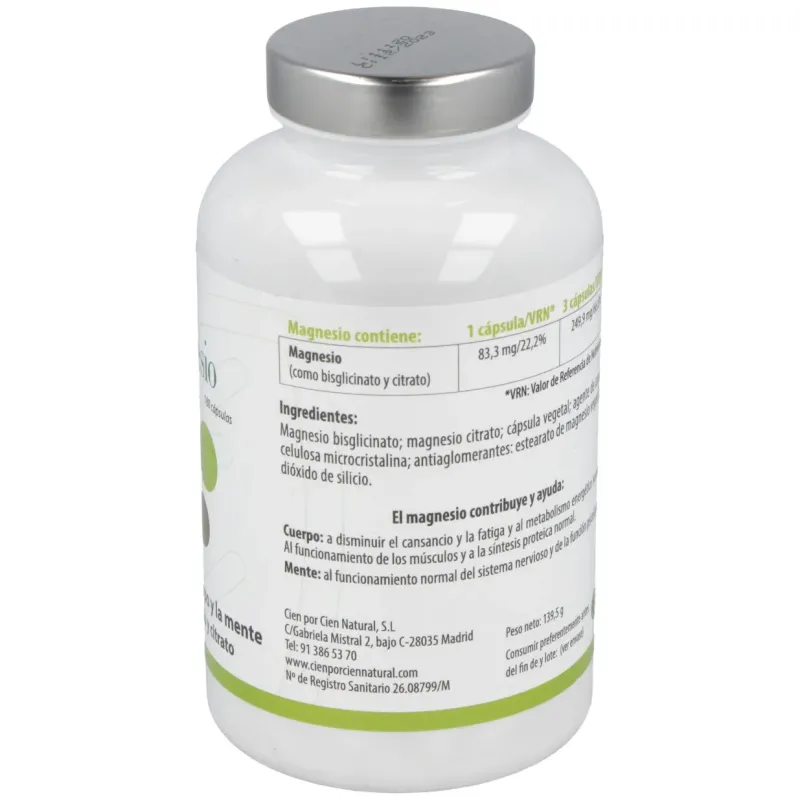 100% Natural Magnesio, 180 comprimidos | Farmacia Barata 100% Natural Magnesio, 180 comprimidos | Farmacia Barata