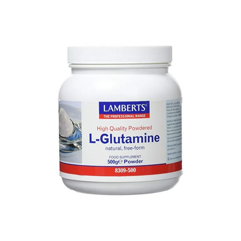 LAMBERTS L-Glutamina Polvo, 500g,