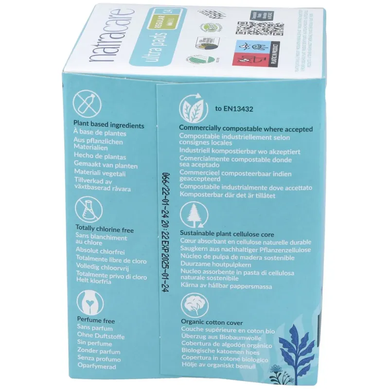 Natracare Compresa Regular Alas | Farmacia Barata
