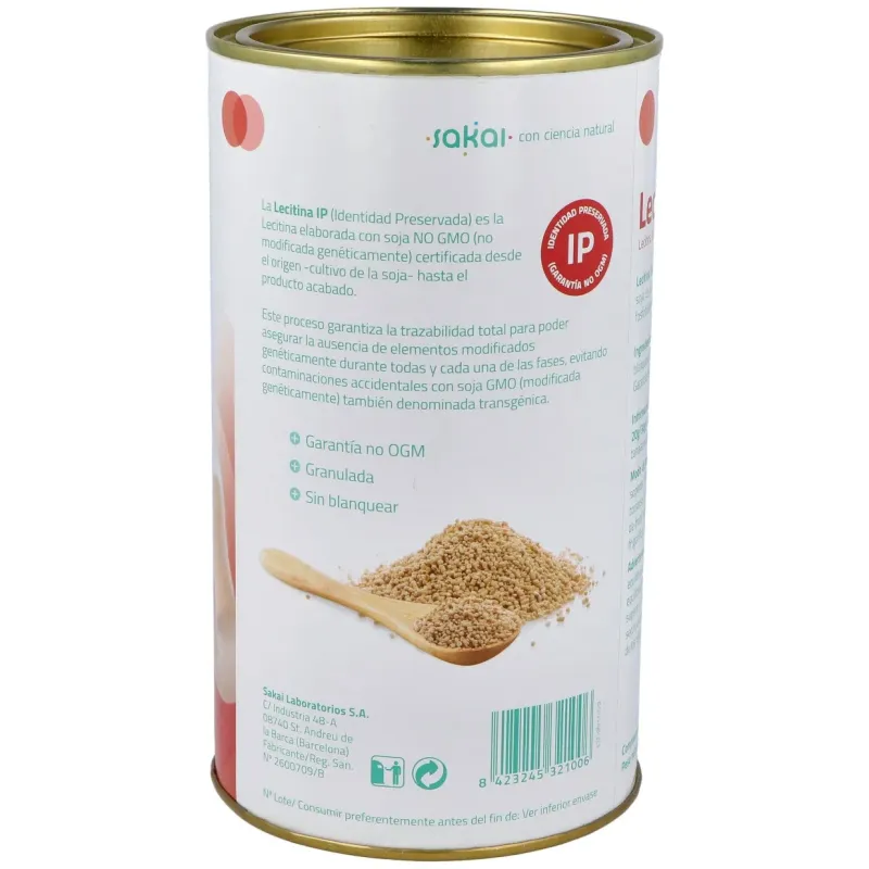 Sakai Lecitina Extra Soja IP 450g | Farmacia Barata
