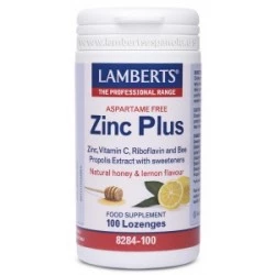 LAMBERTS Zinc Plus, 100 pastillas.