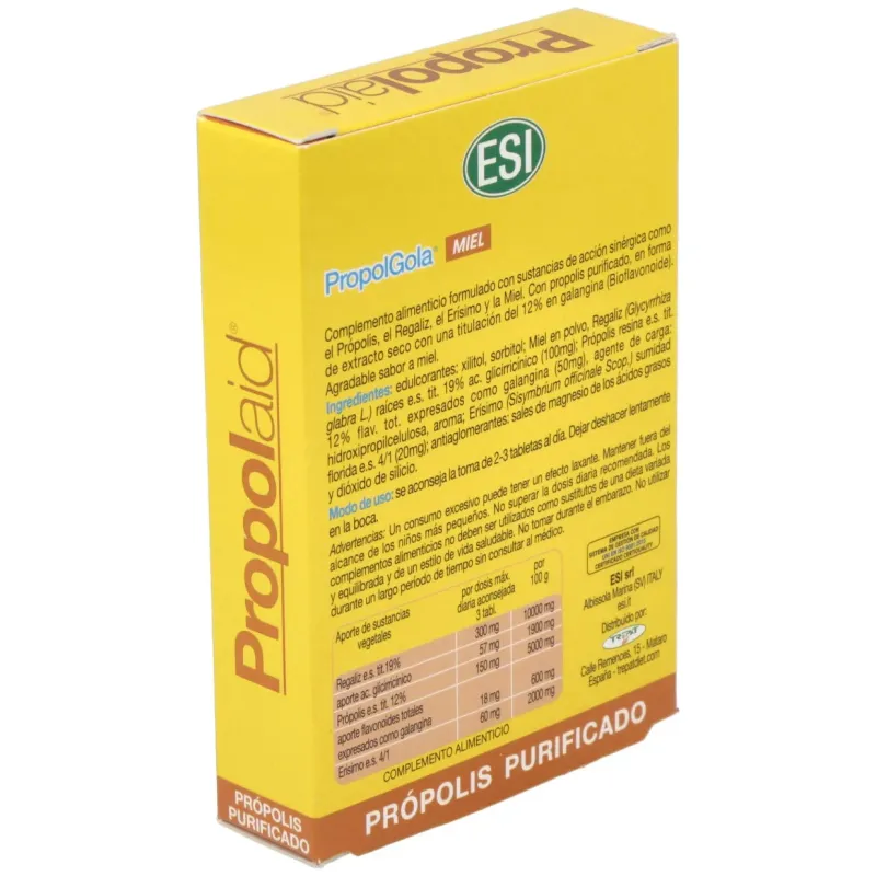 Propolaid Propolgola Miel 30 comprimidos | Farmacia Barata Propolaid Propolgola Miel 30 comprimidos | Farmacia Barata
