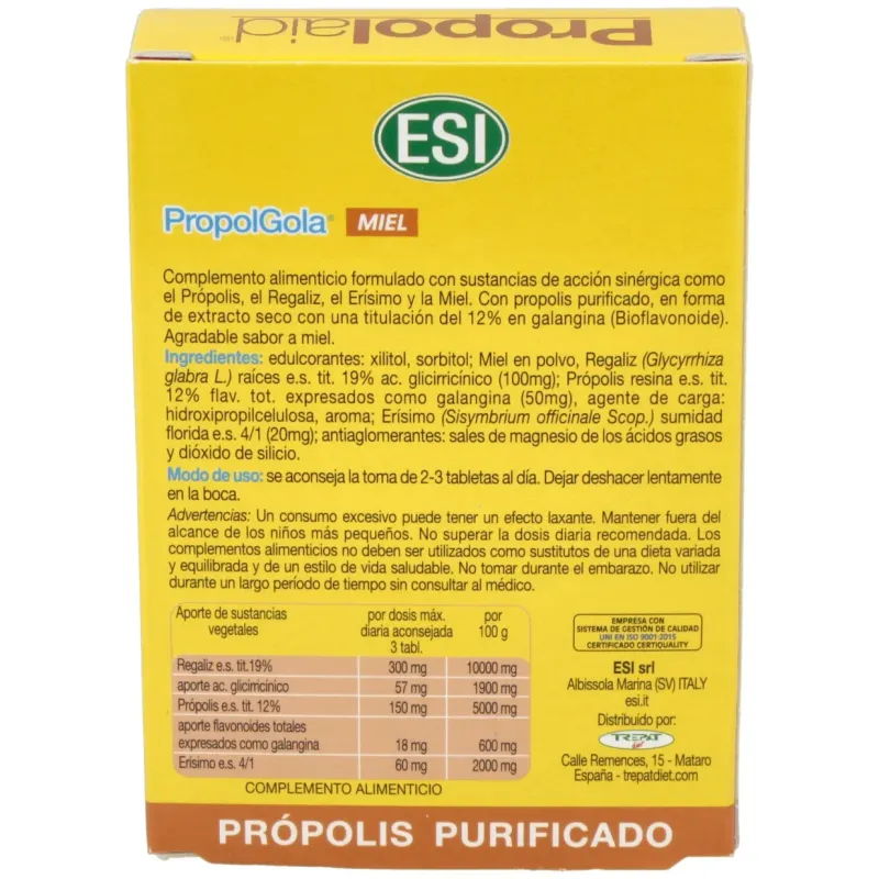 Propolaid Propolgola Miel 30 comprimidos | Farmacia Barata Propolaid Propolgola Miel 30 comprimidos | Farmacia Barata
