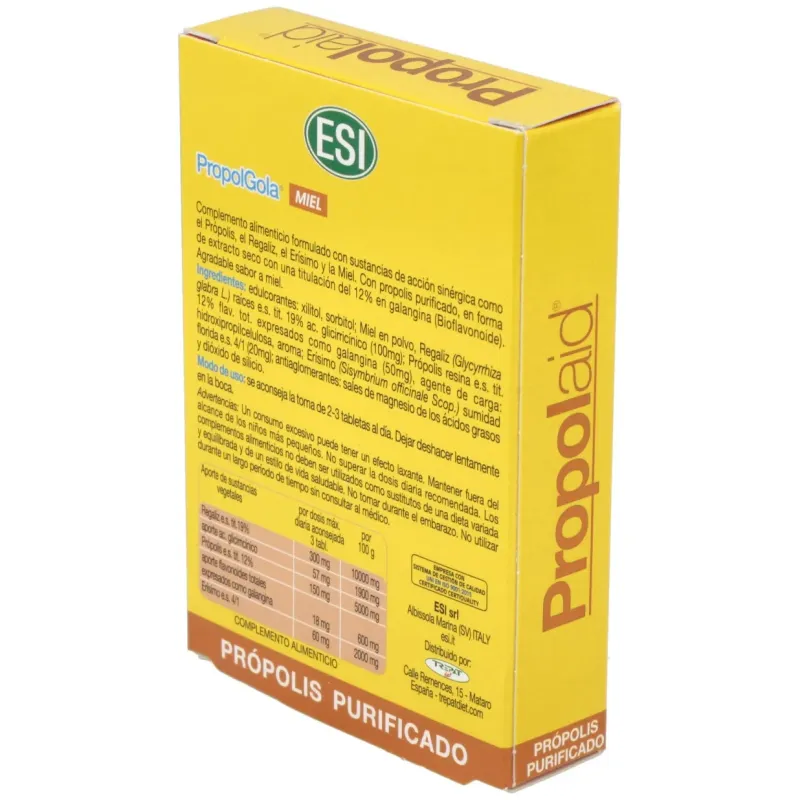 Propolaid Propolgola Miel 30 comprimidos | Farmacia Barata Propolaid Propolgola Miel 30 comprimidos | Farmacia Barata