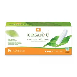 Organyc Tampon Super Plus, 16 uds