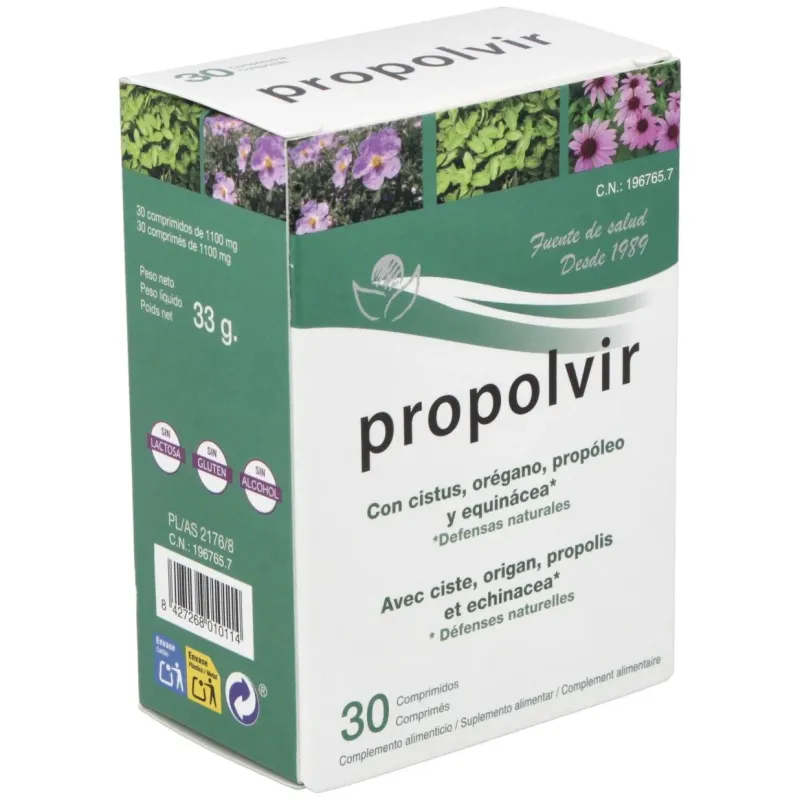 Bioserum Propolvir 30 Comprimidos | Farmacia Barata Bioserum Propolvir 30 Comprimidos | Farmacia Barata