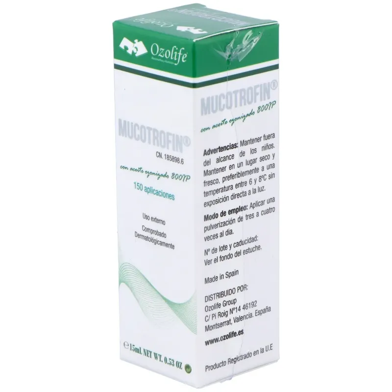 Mucotrofin 800ip 15ml Ozolife | Farmacia Barata Mucotrofin 800ip 15ml Ozolife | Farmacia Barata