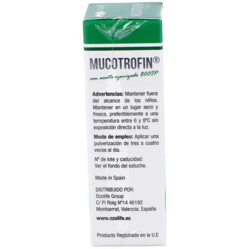 Mucotrofin 800ip 15ml Ozolife | Farmacia Barata Mucotrofin 800ip 15ml Ozolife | Farmacia Barata