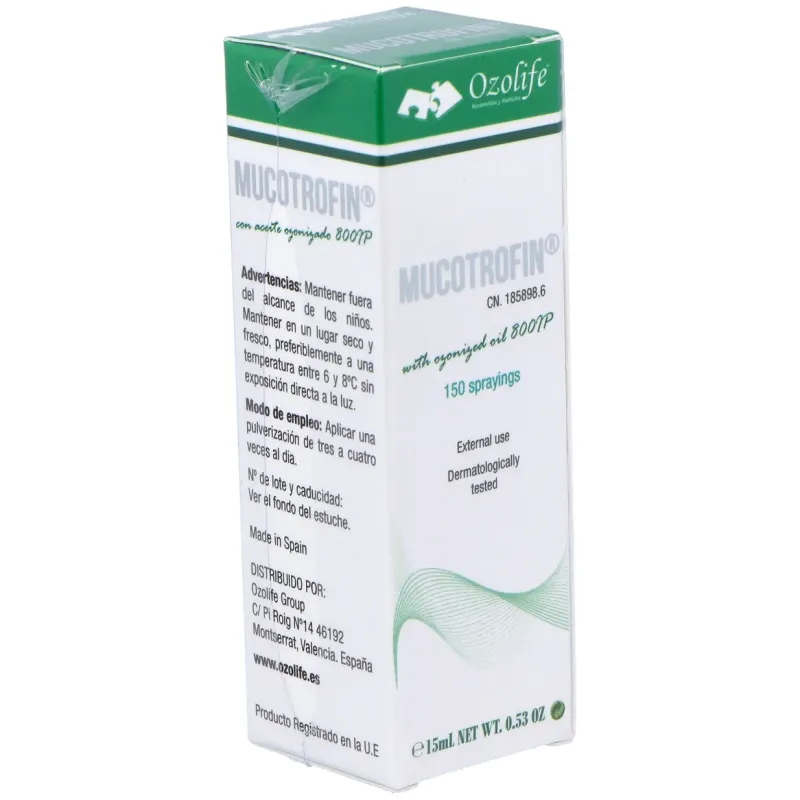 Mucotrofin 800ip 15ml Ozolife | Farmacia Barata Mucotrofin 800ip 15ml Ozolife | Farmacia Barata