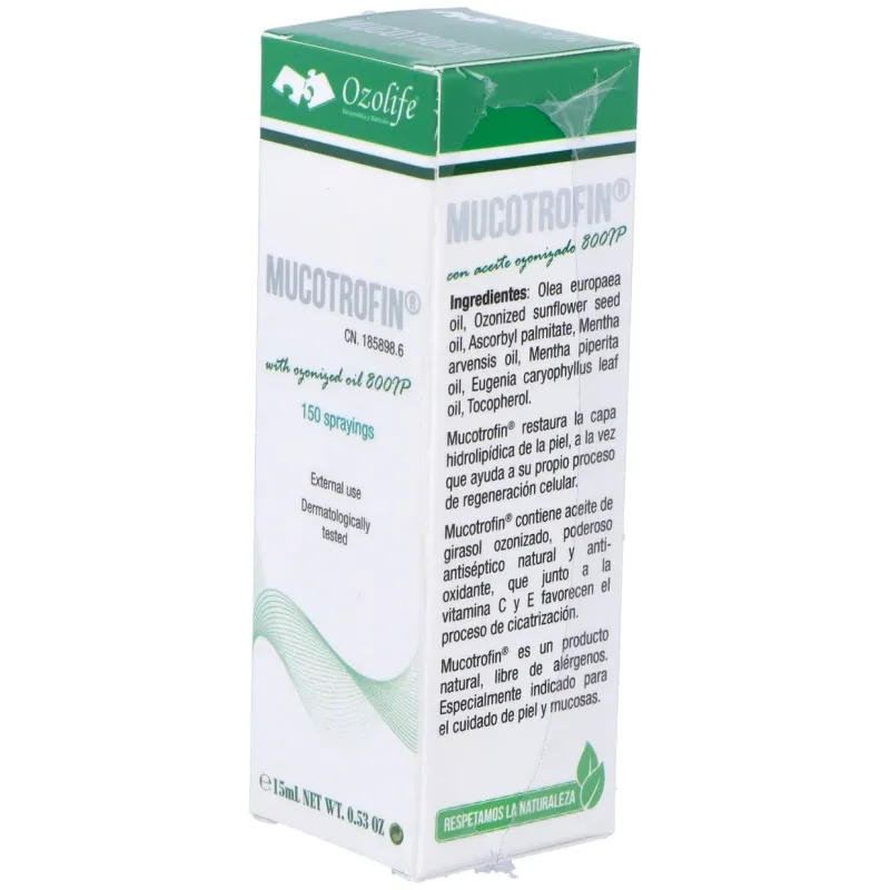 Mucotrofin 800ip 15ml Ozolife | Farmacia Barata Mucotrofin 800ip 15ml Ozolife | Farmacia Barata