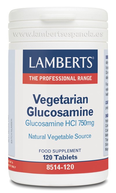 LAMBERTS Glucosamina Vegetariana, 120 comprimidos