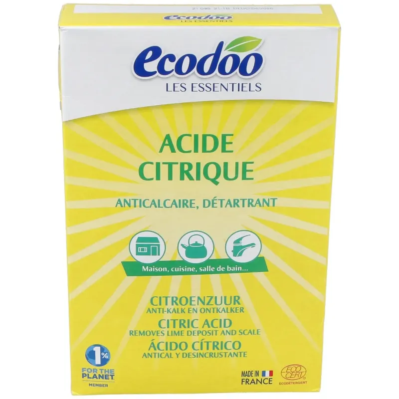 Ecodoo Ácido Cítrico 350g | Farmacia Barata