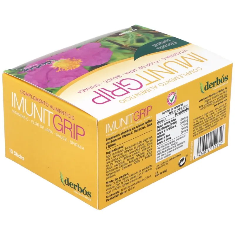 Derbos Imunitgrip, 15 sticks | Farmacia Barata Derbos Imunitgrip, 15 sticks | Farmacia Barata