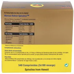 Marcus Rohrer Spirulina 540 comp | Farmacia Barata Marcus Rohrer Spirulina 540 comp | Farmacia Barata