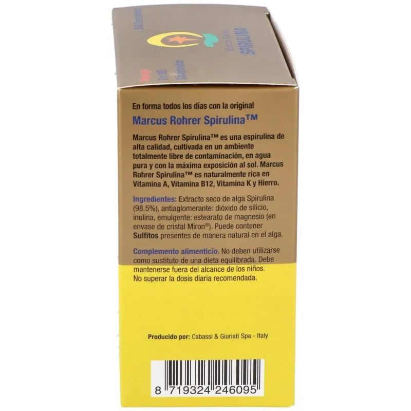Marcus Rohrer Spirulina 540 comp | Farmacia Barata Marcus Rohrer Spirulina 540 comp | Farmacia Barata