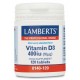 LAMBERTS Vitamina D 400UI (10 µg), 120 comprimidos.