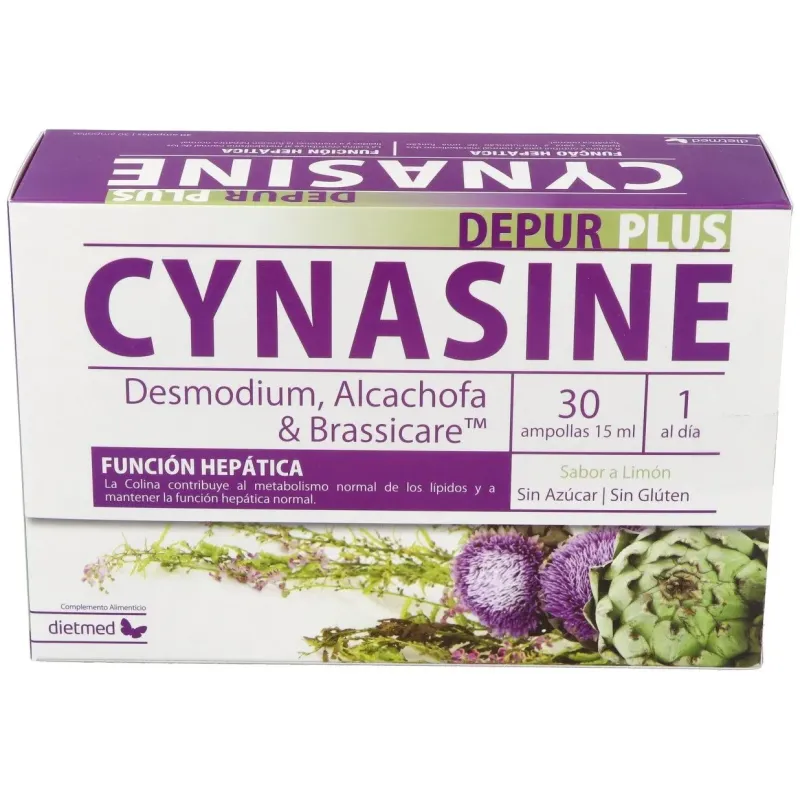 Dietmed Cynasine Depur Plus, 30 ampollas | Farmacia Barata Dietmed Cynasine Depur Plus, 30 ampollas | Farmacia Barata