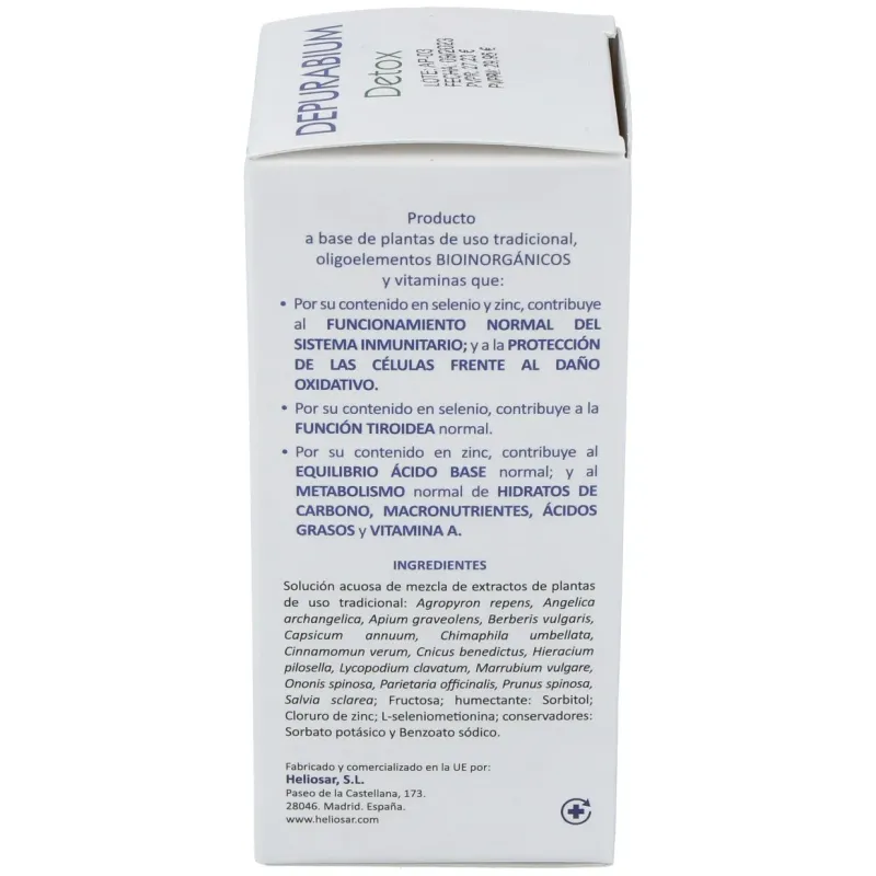 Depurabium 120 ml Heliosar | Farmacia Barata Depurabium 120 ml Heliosar | Farmacia Barata