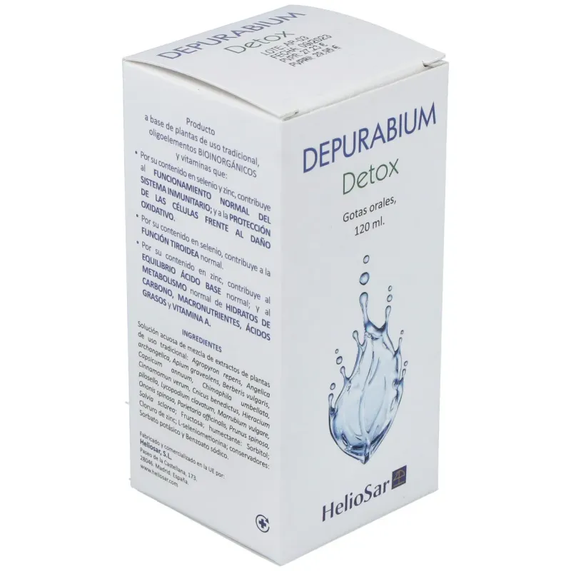 Depurabium 120 ml Heliosar | Farmacia Barata Depurabium 120 ml Heliosar | Farmacia Barata