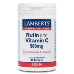 LAMBERTS Rutina y Vitamina C 500 mg, 90 comprimidos.