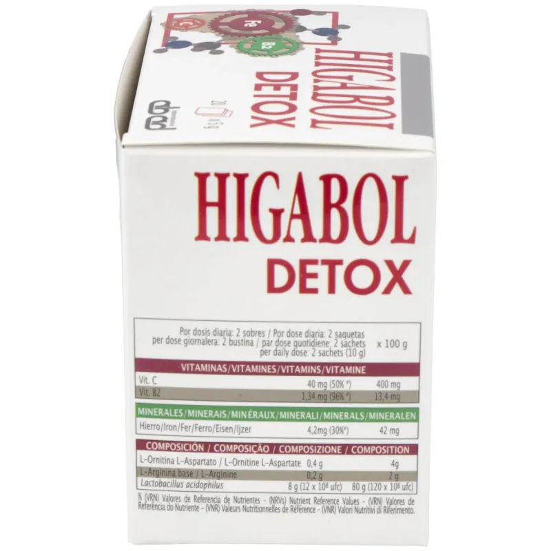 Higabol Detox 20 sobres | Farmacia Barata Higabol Detox 20 sobres | Farmacia Barata