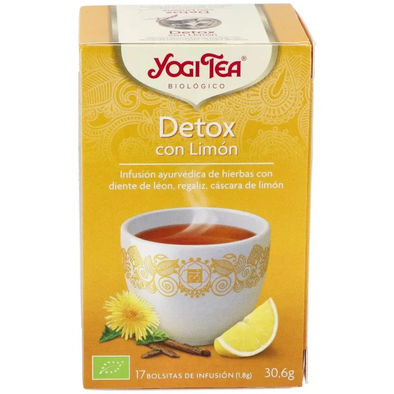 Yogi Tea Detox Limón 17 Sobres | Farmacia Barata Yogi Tea Detox Limón 17 Sobres | Farmacia Barata