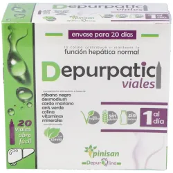 Pinisan Depurpatic, 20 ampollas.