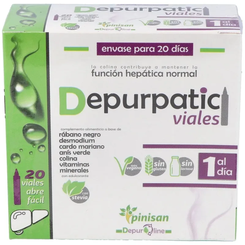 Pinisan Depurpatic 20 ampollas | Farmacia Barata