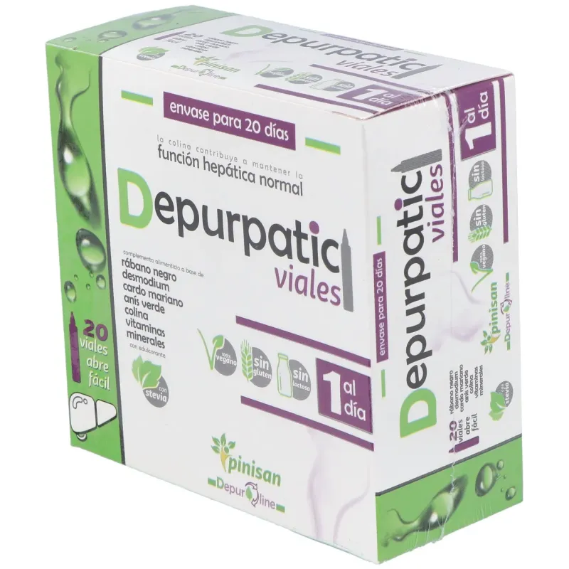 Pinisan Depurpatic 20 ampollas | Farmacia Barata