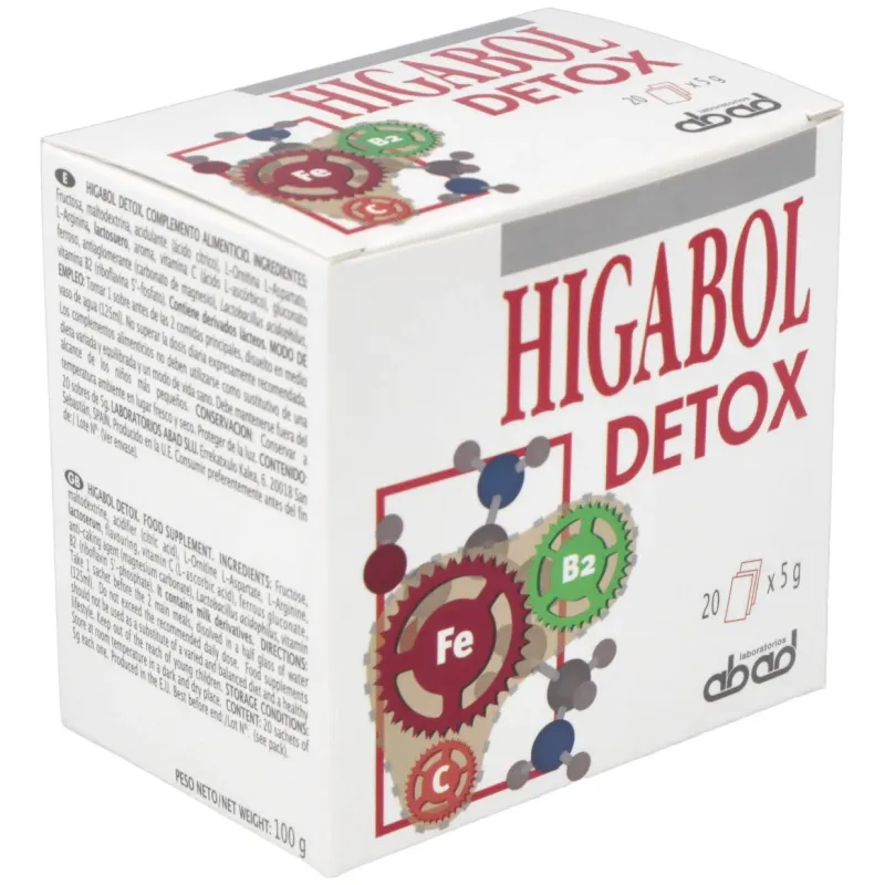 Higabol Detox 20 sobres | Farmacia Barata Higabol Detox 20 sobres | Farmacia Barata