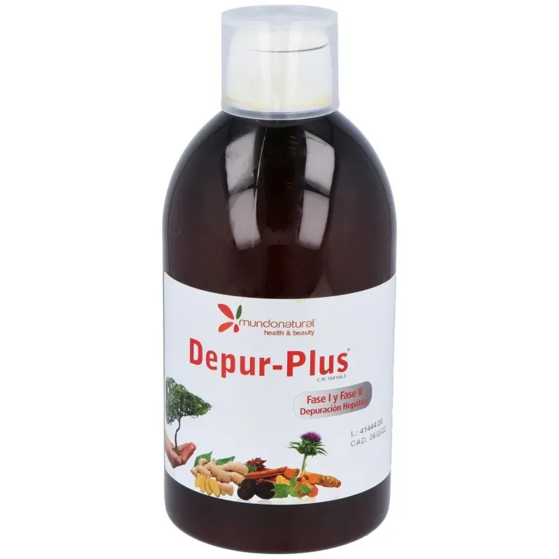 Depur Plus 500 ml Mundonatural | Farmacia Barata Depur Plus 500 ml Mundonatural | Farmacia Barata