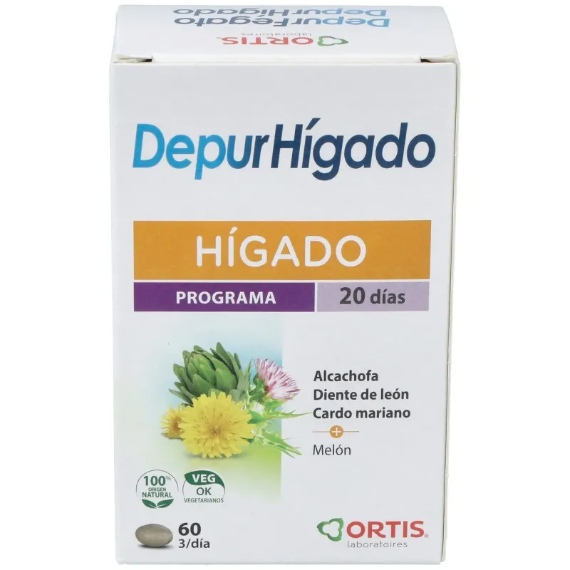 Ortis Depur Hígado 60 comprimidos | Farmacia Barata Ortis Depur Hígado 60 comprimidos | Farmacia Barata
